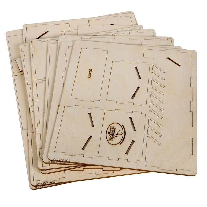 The Broken Token Game Organizer - Lords of Waterdeep Compatible Organizer, Wooden Storage Box for Tabletop Games - Image 2